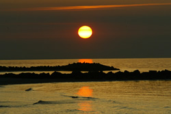 Sonnenuntergang an der Ostsee